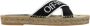 Off-White Espadrilles Bookish Criss Cross Espadrille in zwart - Thumbnail 1