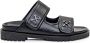 Off White Zwarte Sandalen met Verstelbare Bandjes - Thumbnail 1