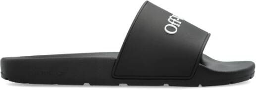 Off White Slides Bookish Black Heren - Foto 3