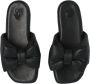 Off-White Slippers met strik Zwart - Thumbnail 5