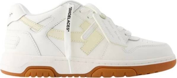 Off White Dames Out Of Office Sneaker Wit Beig White Dames
