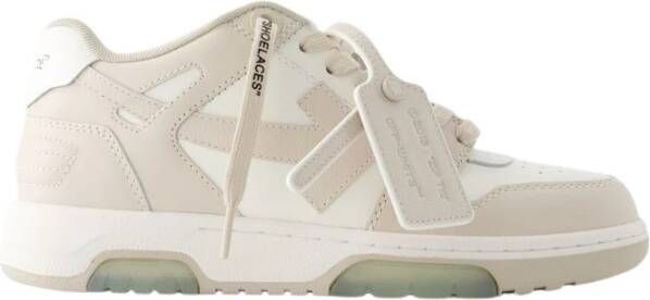 Off White Sneakers Beige Dames