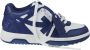 Off White Sneakers Blauw Heren - Thumbnail 1