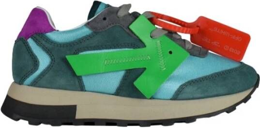 Off White Sneakers Groen Dames