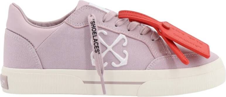 Off White Sneakers Purple Dames