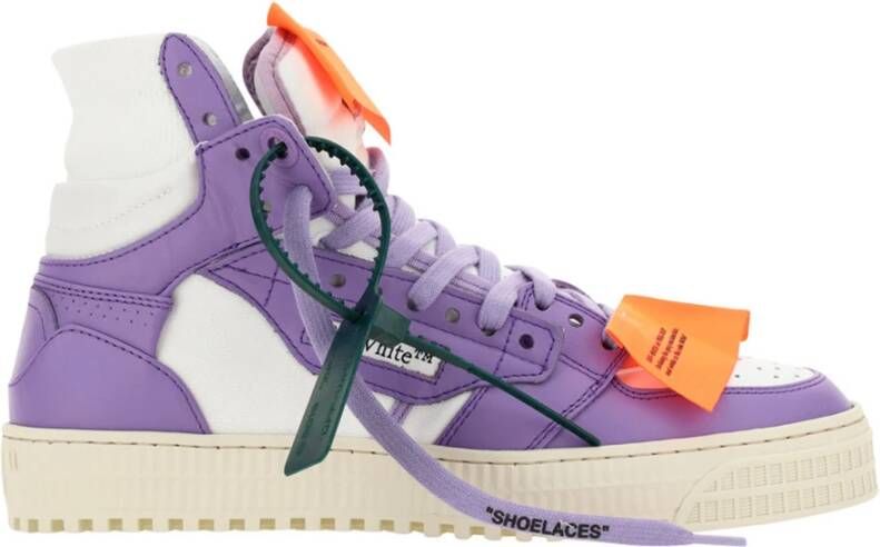 Off White Sneakers Paars Dames