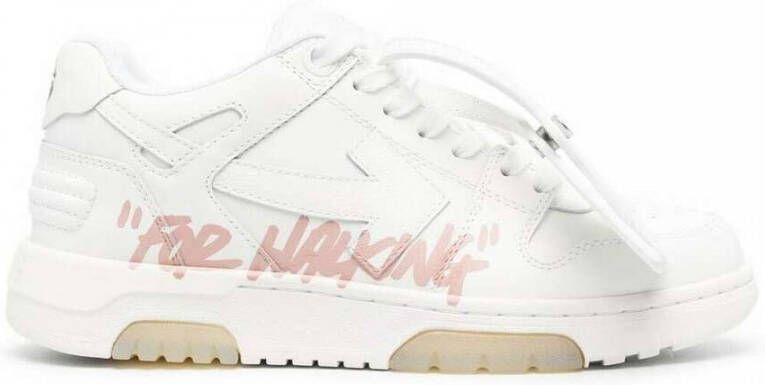 Off-White Out of Office "For Walking" low-top sneakers Wit