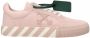 Off White Canvas Lage Vulcanized Roze Sneakers Pink Dames - Thumbnail 9