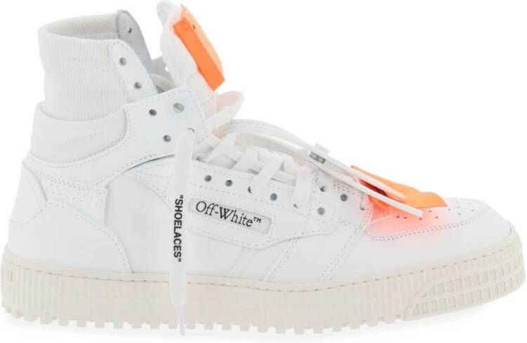 Off-White 3.0 Off-Court high-top sneakers 0120 WHITE ORANGE