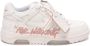 Off White `Out Of Office` `For Walking` Leren Sneakers White Dames - Thumbnail 1