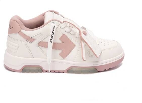 Off White `Out Of Office Calf Leather` Sneakers White Dames