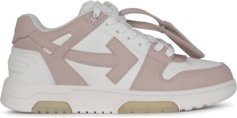 Off-White Out Of Office low-top sneakers Roze