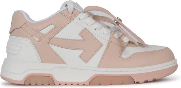 Off-White Sneakers Out Of Office Calf Leather in beige