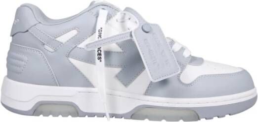 Off White OUT OF Office Sneakers Gray Heren