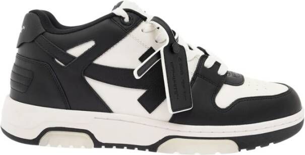 Off White Witte Leren Sneakers met Handtekeningpijlen White Heren