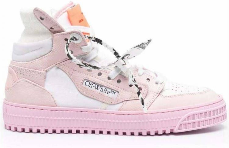 Off-White Sneakers 3.0 Off Court Leather in poeder roze