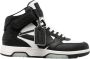 Off White Zwarte Mid Top Sneakers Stijlvol Geperforeerd Black Heren - Thumbnail 1