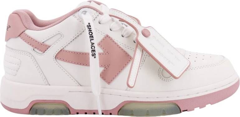 Off White Roze Low-Top Ooo Sneakers Multicolor Dames