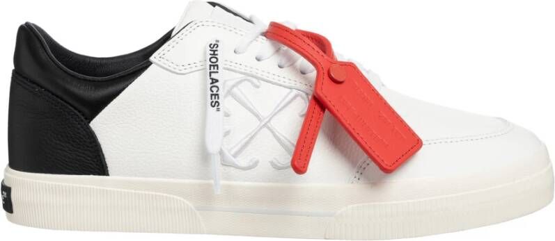 Off White Vulcanized New Low Sneakers White Heren