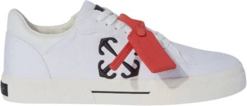 Off White Vulcanized Sneakers