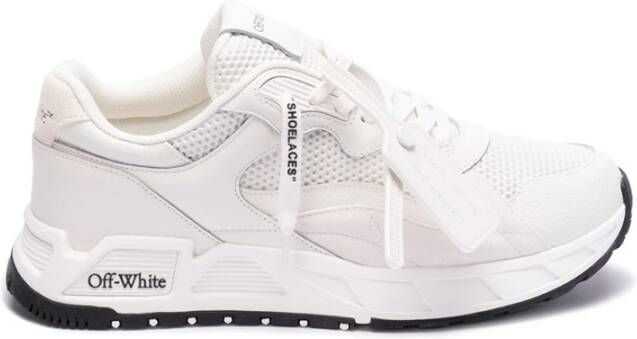 Off White Witte Kick Off Sneakers White Heren