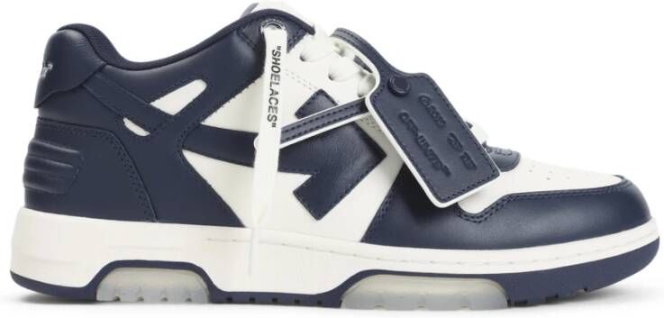 Off White Witte Leren Sneakers Aw25 Stijl