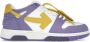 Off White Witte Paarse Gele Sneakers Retro Stijl - Thumbnail 1