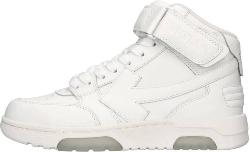 Off White Dames Out Of Office Mid Sneaker Wit White Dames