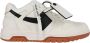 Off White Pijl Logo Leren Sneakers met Ritslabel White Heren - Thumbnail 15