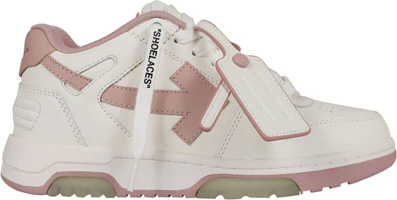 Off White Roze Low-Top Ooo Sneakers Multicolor Dames