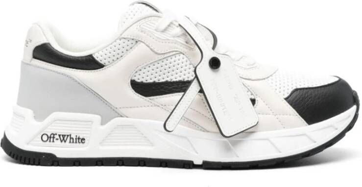 Off White Zwarte en witte hardloopschoenen White Heren - Foto 3