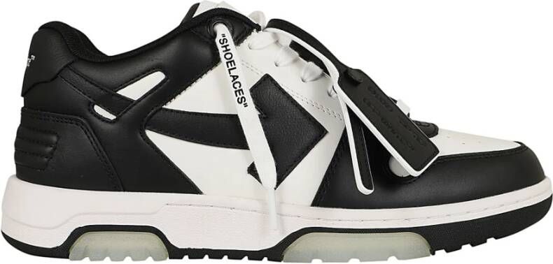 Off White Witte Leren Sneakers met Handtekeningpijlen White Heren