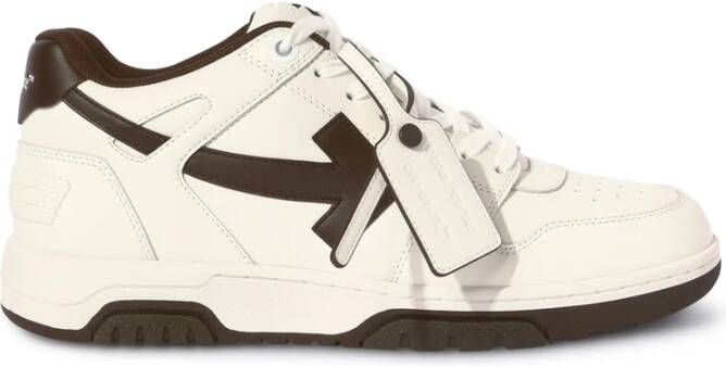 Off White Witte Vetersneaker met Logolabel