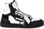Off White Zwart Witte High Top Sneaker Black Heren - Thumbnail 1