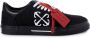 Off White Zwarte Canvas Pijl Geborduurde Sneakers Black Heren - Thumbnail 1