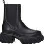Off White Zwarte Tractor Motor Chelsea Laarzen Black Dames - Thumbnail 1