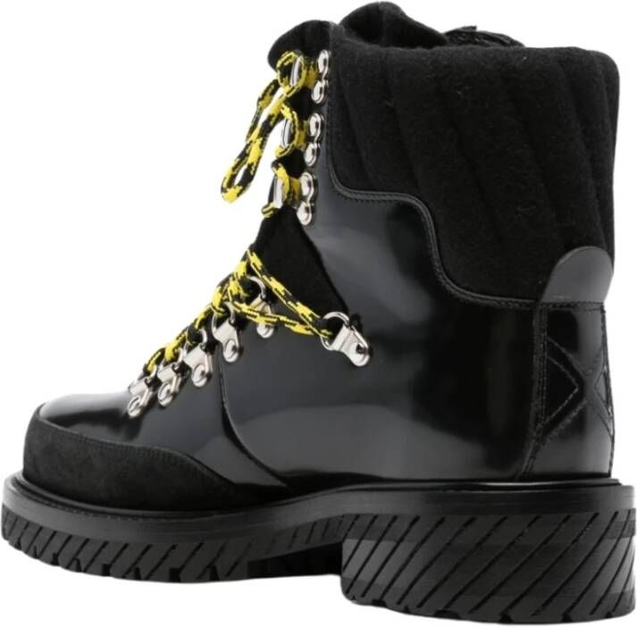 Off White Heren Gstaad Lace Up Boot Zwart Black Heren