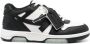 Off White Zwarte leren sneakers met pijlenmotief - Thumbnail 1