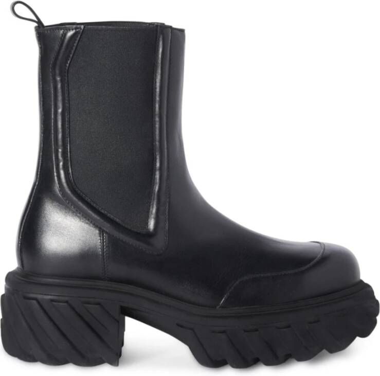 Off-White Boots & laarzen Tractor Motor Chelsea Boot in zwart