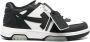 Off White Zwart Wit Leren Sneakers met Handtekening Ontwerp Multicolor Dames - Thumbnail 1