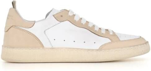 Officine Creative Beige Sneakers met Vintage Look Beige Dames