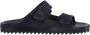 Officine Creative Blauwe Suède Slide Sandalen - Thumbnail 1