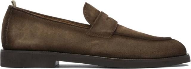 Officine Creative Bruine Loafer Schoenen voor Mannen