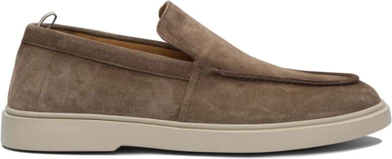Officine Creative Bruine Suède Loafers Elegant Comfort Stijl