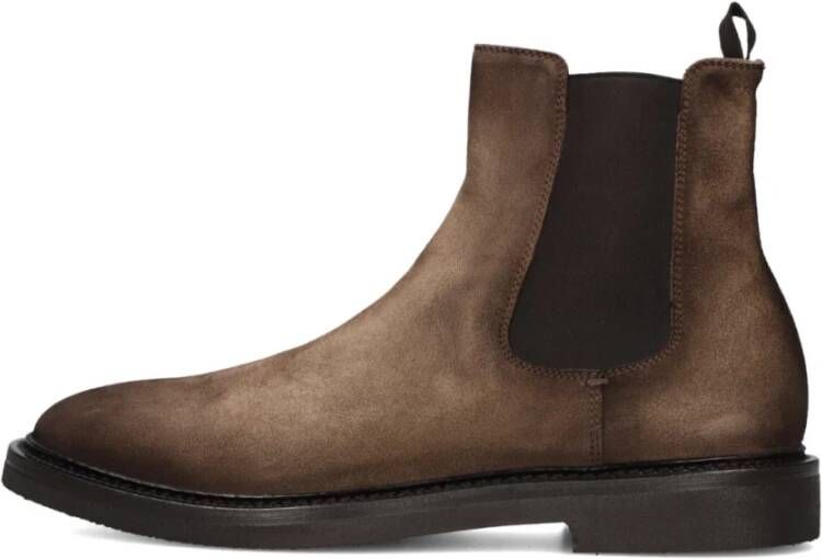 Officine Creative Flexi 204 Bruin Suède Chelsea Laarzen