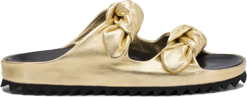 Officine Creative Gouden Sandalen Pelagie Elegant Ontwerp