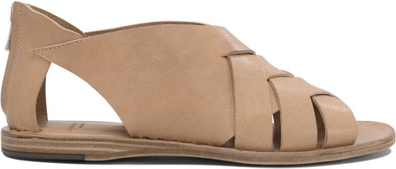 Officine Creative Handgevlochten leren visser sandalen