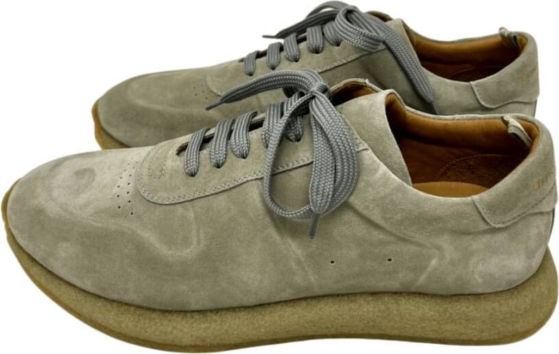 Officine Creative Legend Velour Sneaker Zand