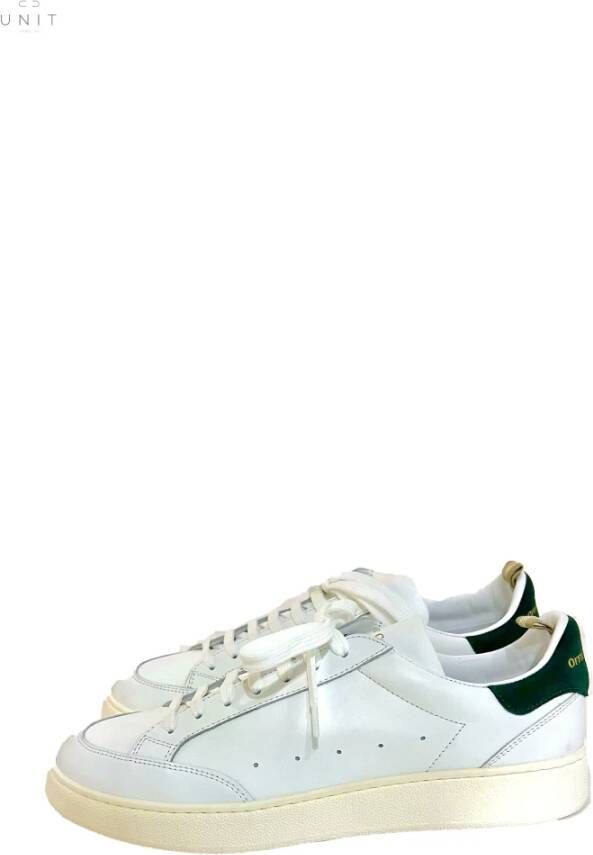Officine Creative Lichtgewicht wit-groene sneaker White Heren