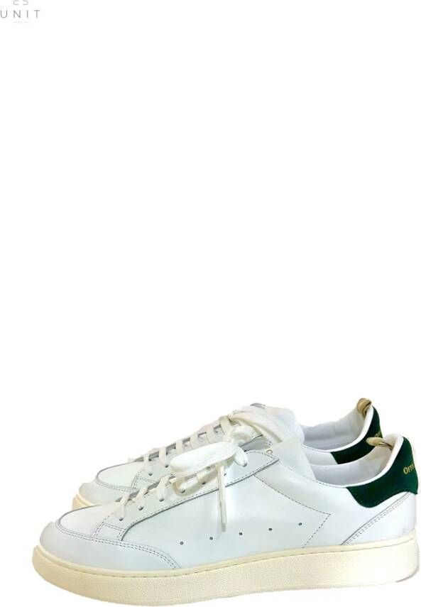 Officine Creative Lichtgewicht wit-groene sneaker White Heren